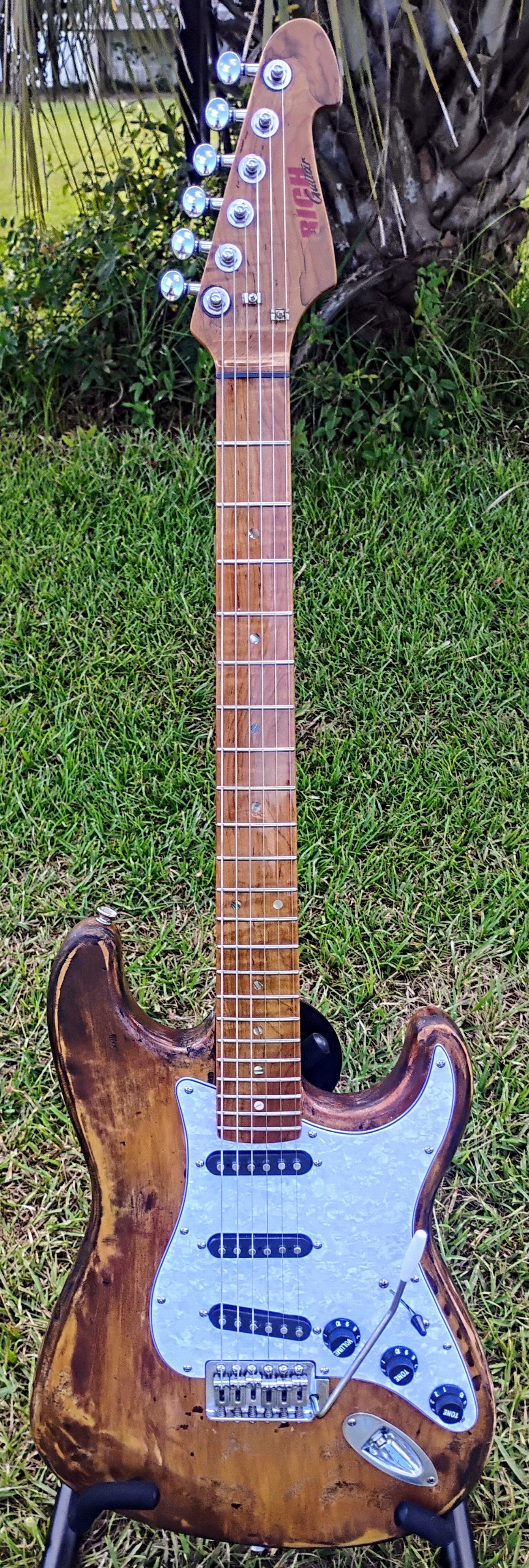RICH Guitar Eco-aX mojo DLX S Relic with Gig Bag