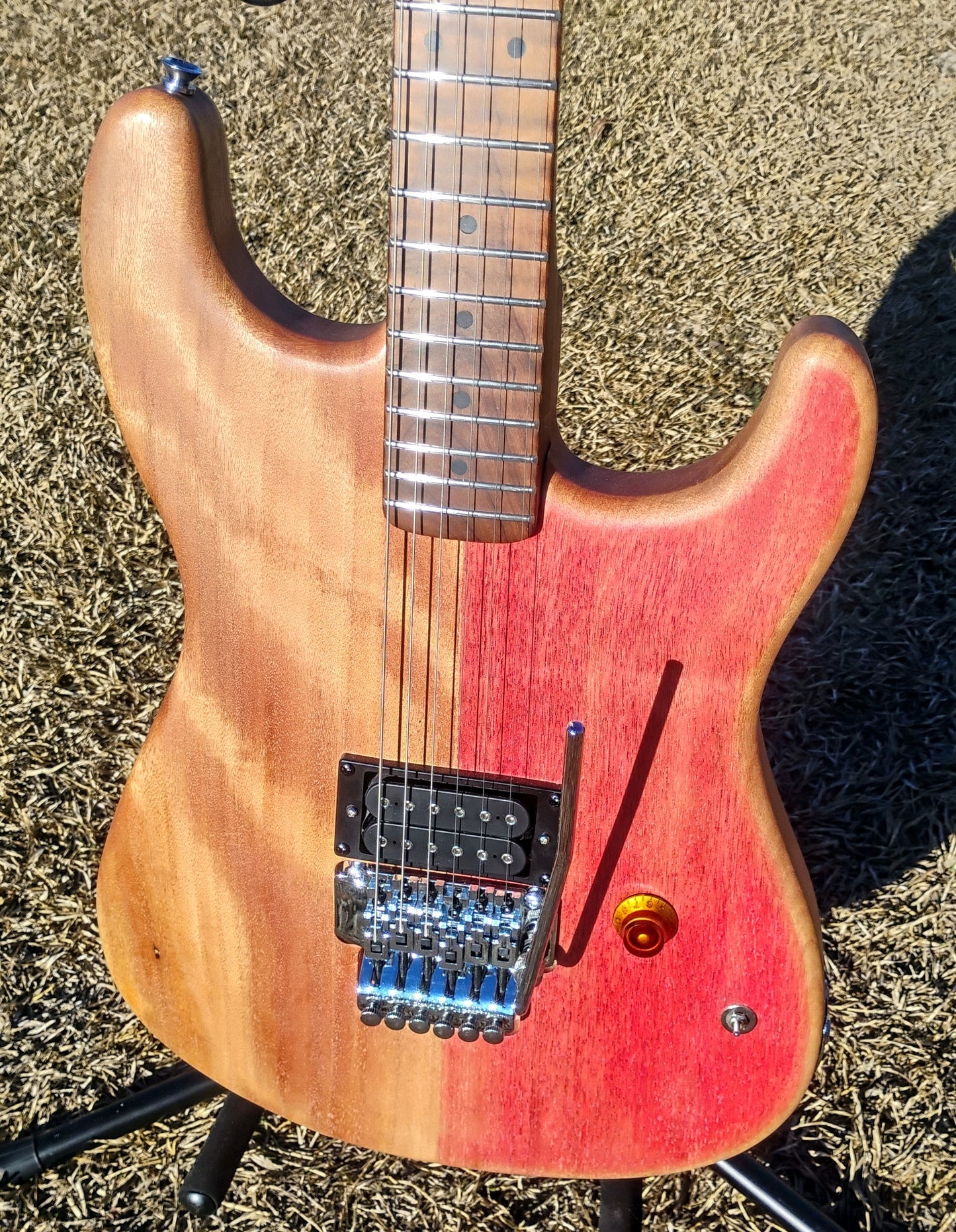 RICH Guitar Myrtle Beach S FR Roasted+ Flamed Mahogany Guitar #038 with DLX Gig Bag