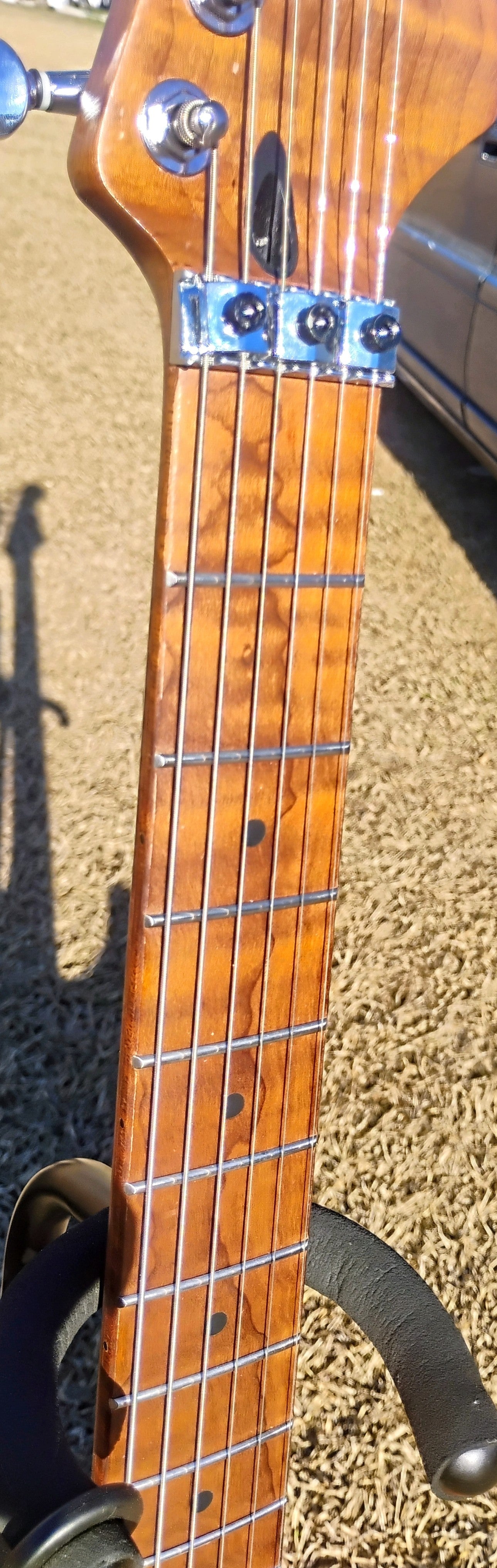 RICH Guitar Myrtle Beach S FR Roasted+ Flamed Mahogany Guitar #038 with DLX Gig Bag