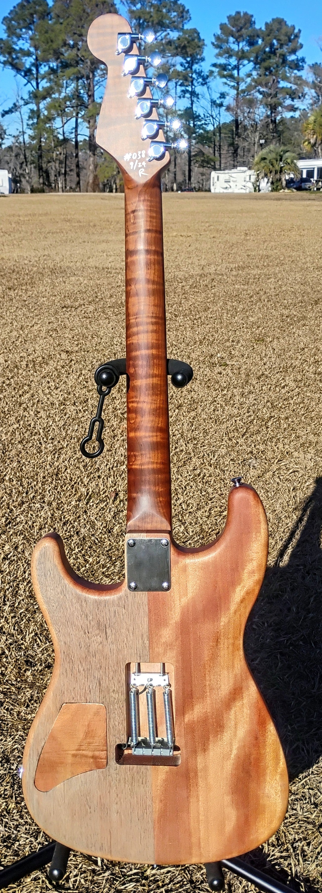 RICH Guitar Myrtle Beach S FR Roasted+ Flamed Mahogany Guitar #038 with DLX Gig Bag