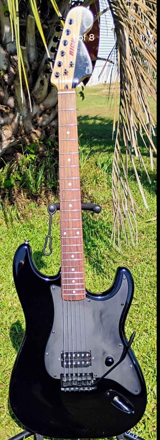 RICH Guitar Myrtle Beach Eco-aX mojo84 S Blackout #043 with gig bag