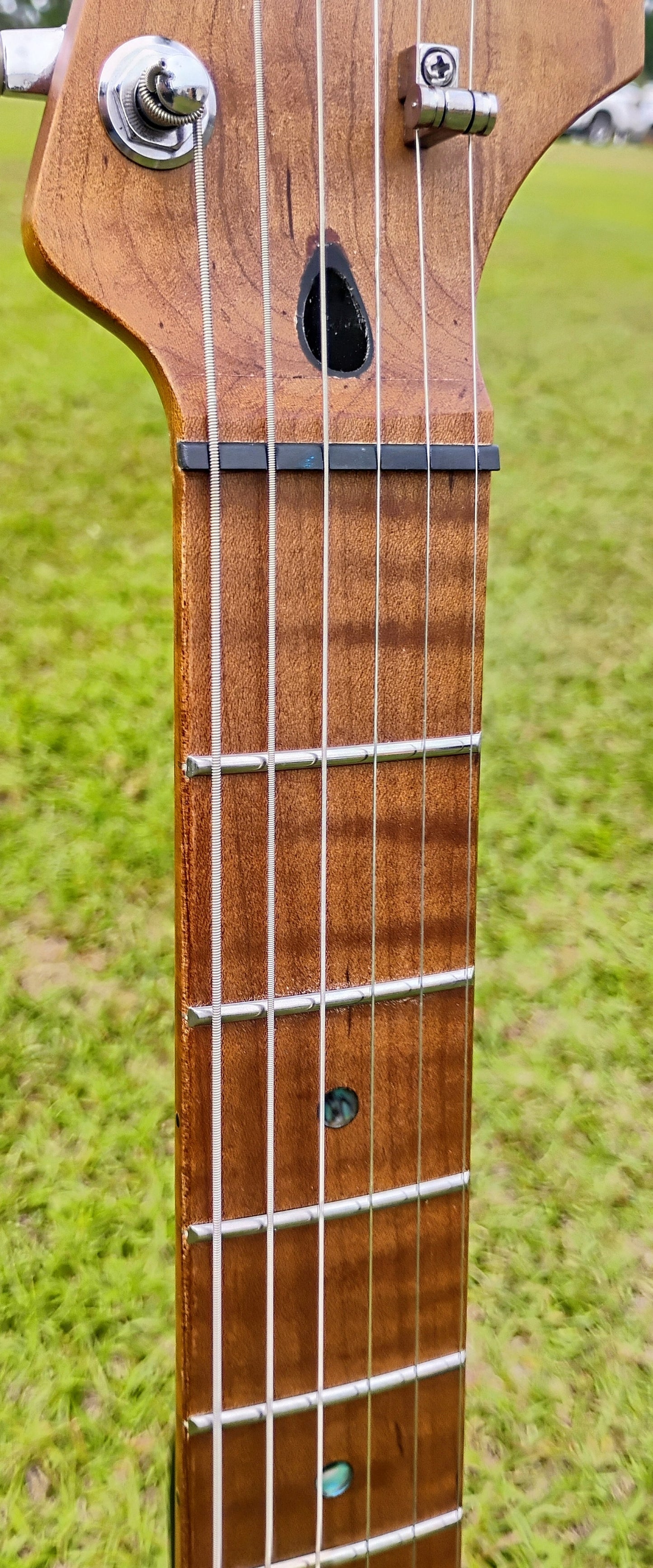 RICH Guitar Myrtle Beach a.R.t. DLX S HT Driftwood in Sea 'n Sky finish with Gig Bag