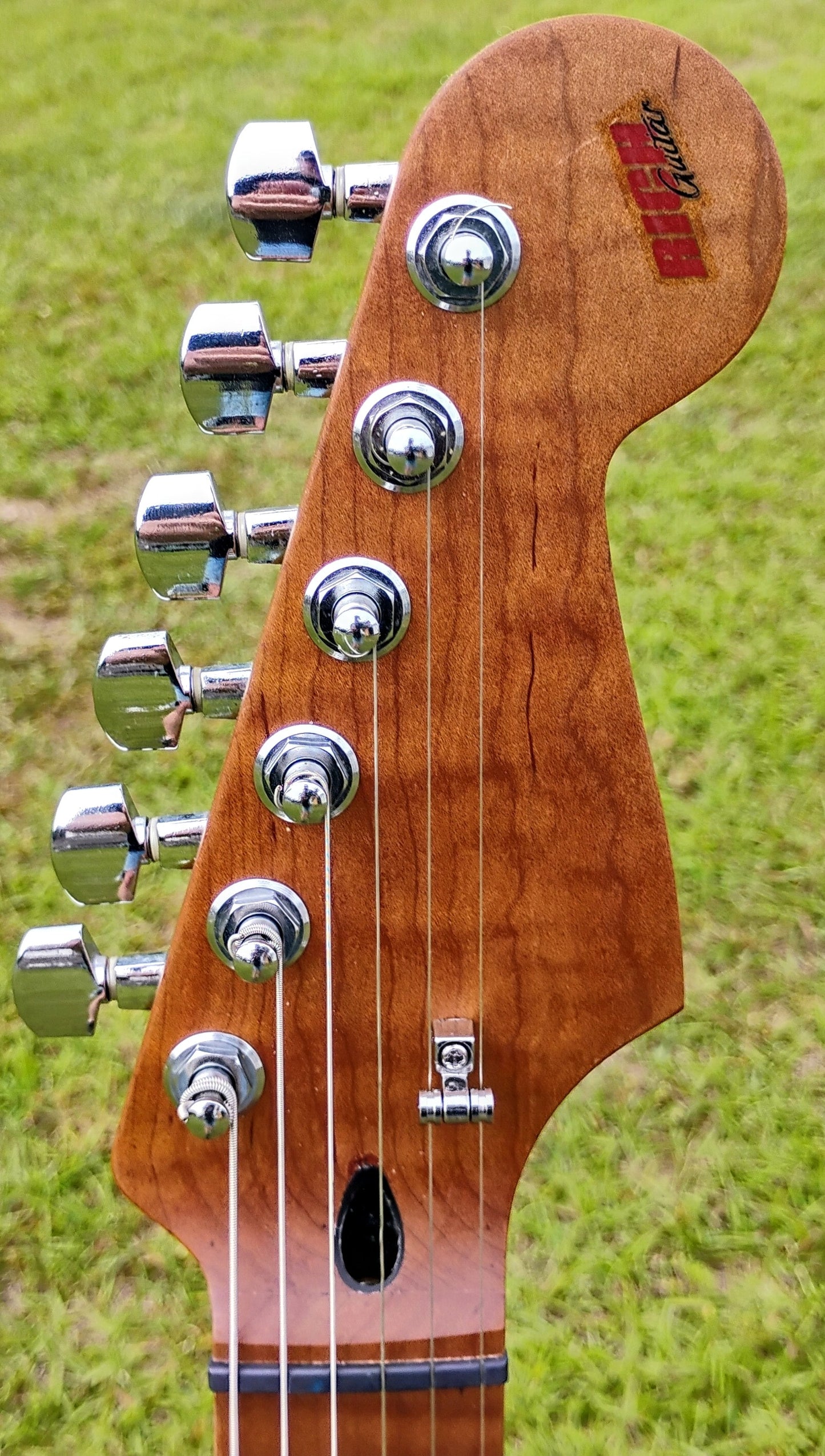 RICH Guitar Myrtle Beach a.R.t. DLX S HT Driftwood in Sea 'n Sky finish with Gig Bag