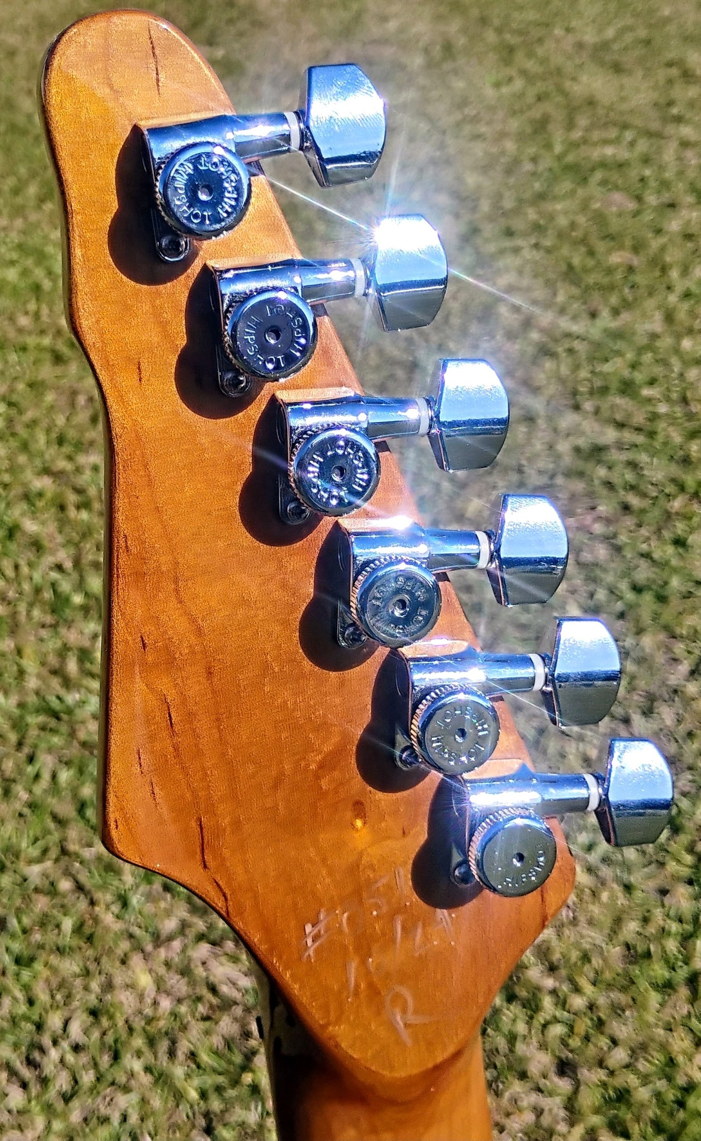 RICH Guitar Myrtle Beach HYB DLX T #051 Blue Sparkle with DLX Gig Bag