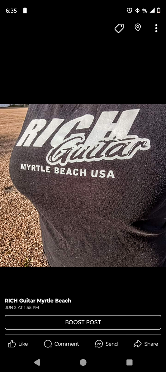 RICH Guitar Myrtle Beach Uni-Sex T-shirts