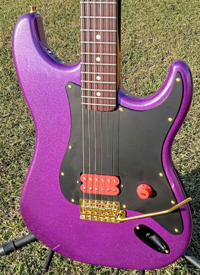 RICH Guitar Myrtle Beach STD+ ROASTED S #024 Purple Haze Metallic with Gig bag