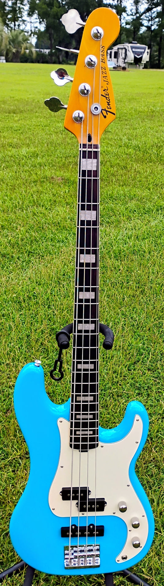 RICH Guitar Myrtle Beach Partso-Franken P/J mojo Bass DEMO with Gig Bag